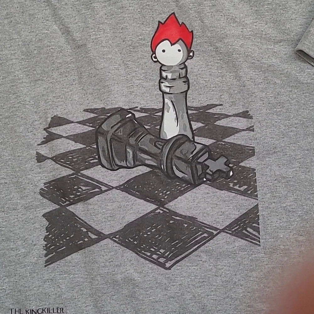 Mens Gray Graphic T-Shirt Size XXL NWOT - Picture 2 of 5